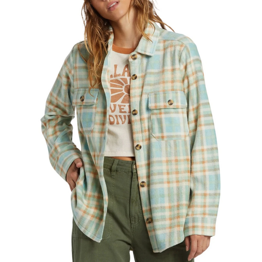 Billabong Forge Fleece Shirt - Blue Haze