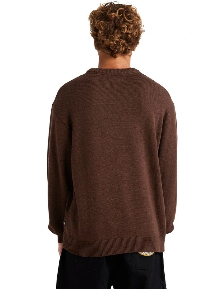 Billabong Warped Knit Sweater - Brown