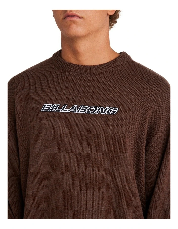 Billabong Warped Knit Sweater - Brown
