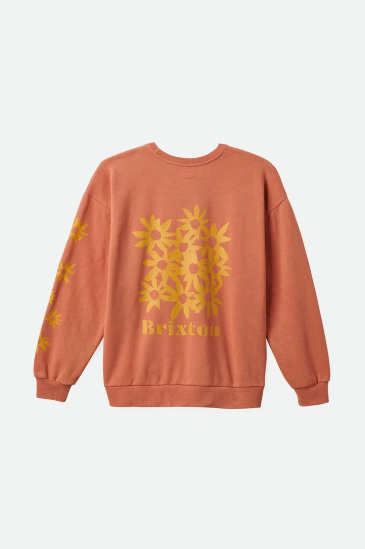Brixton Amarillo Creek Crew - Apricot Jam Worn Wash -