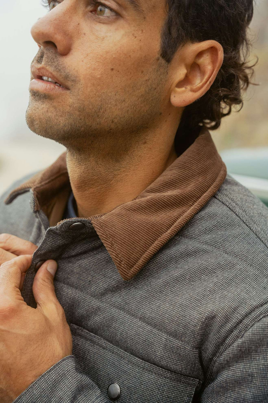 Brixton Cass  Jacket - Mixed Tweed