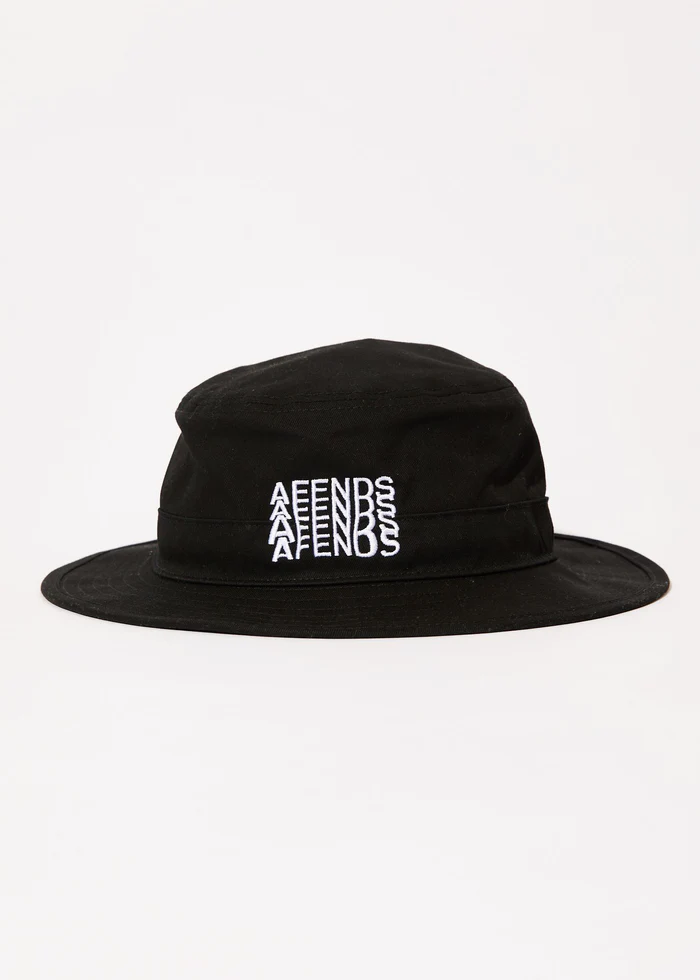 Afends Limits Bucket Hat  - Black