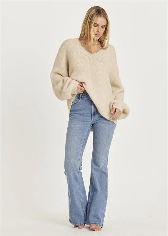 Amuse Society Kingston Sweater - Blue Pool