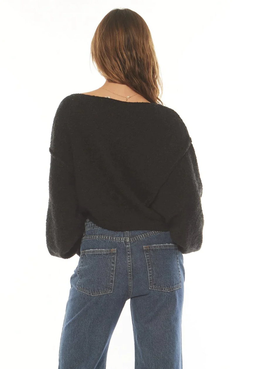 Amuse  Wildcard LS Sweater - Washed Black