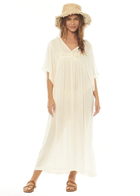 Amuse Francie SS Woven Dress - Vintage White