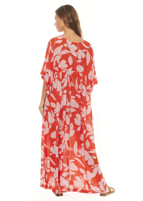 Amuse Francie SS Woven Dress - Cherry