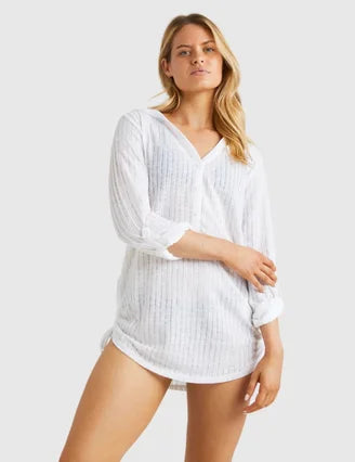 Billabong Love Child Cover Up  - White