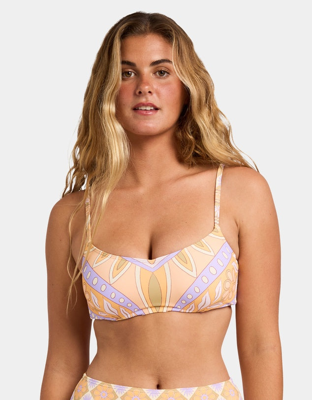 Billabong Just For You Lila DD UWire Bikini Top - Sunstone