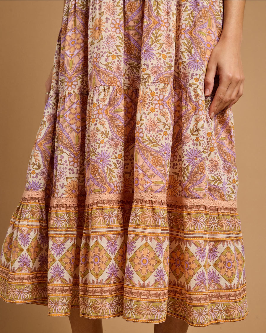 Billabong Just For You Shine On Midi Dress - Sunstone