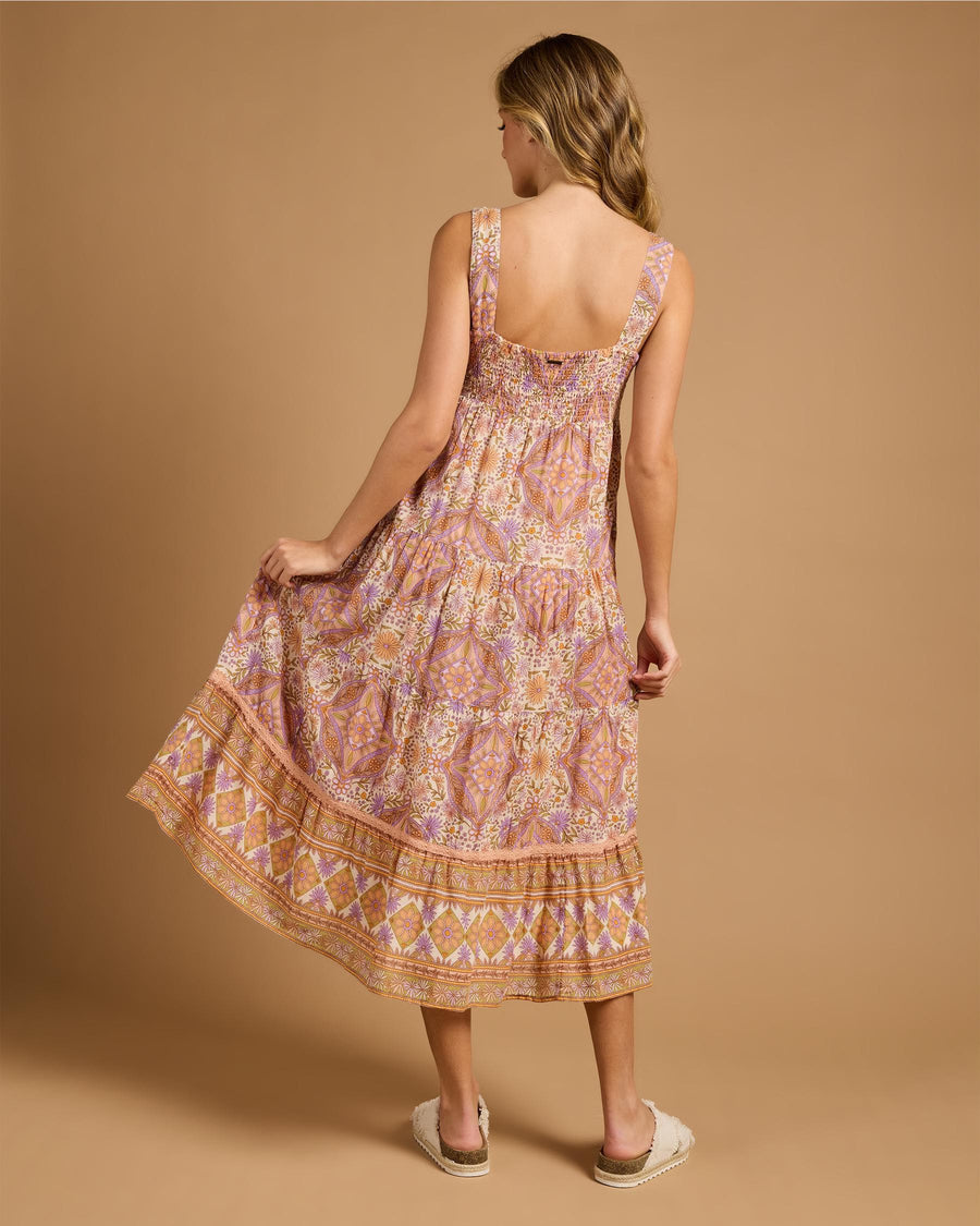 Billabong Just For You Shine On Midi Dress - Sunstone