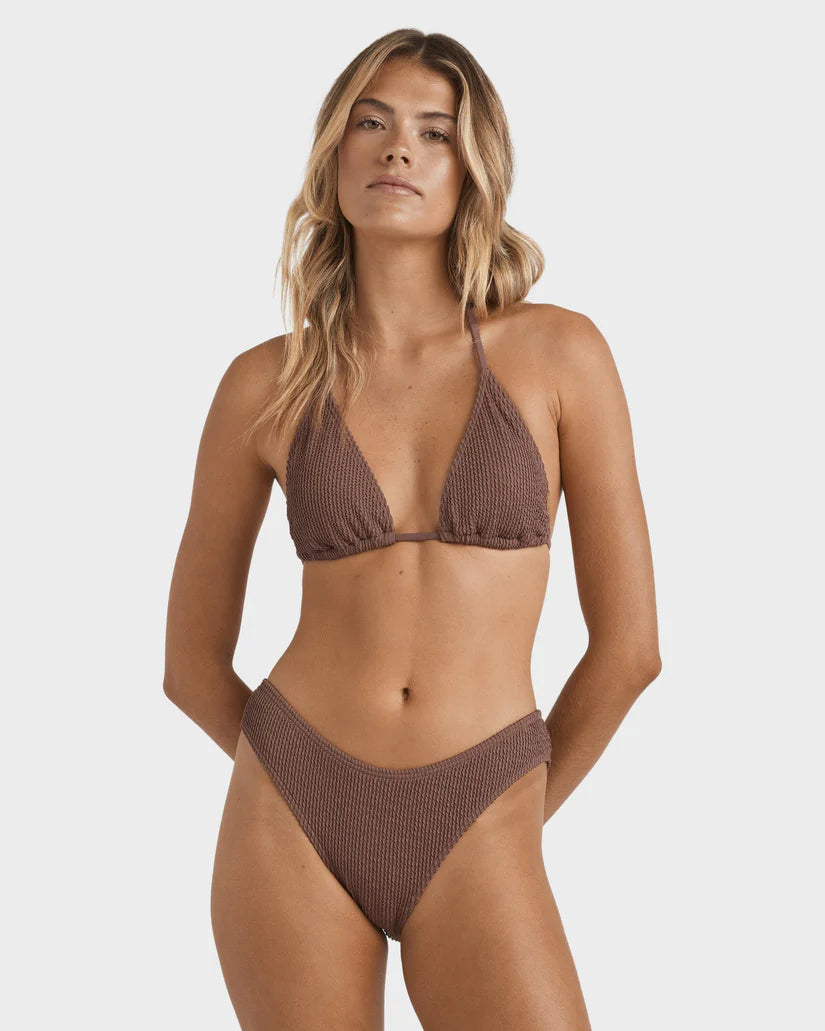 Billabong Summer Hi  Remi Tri Bikini Top - Espresso