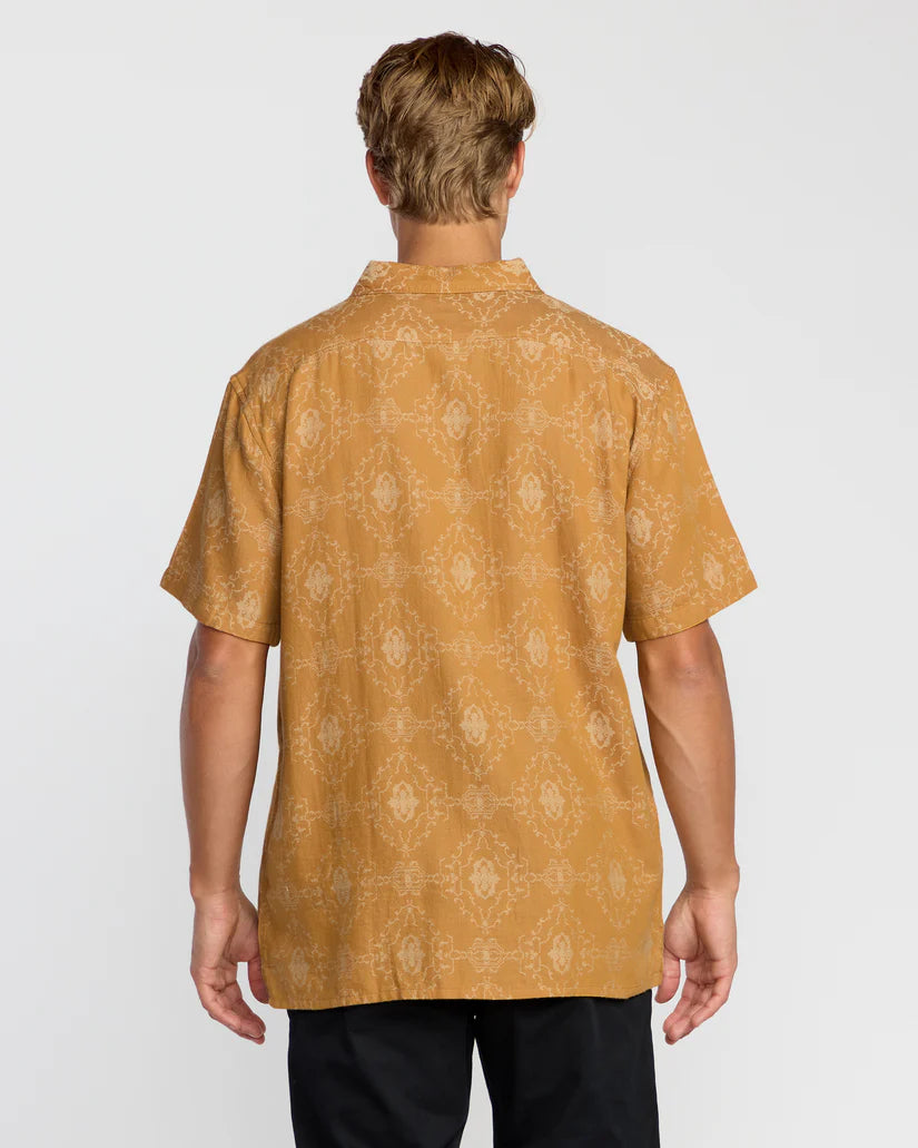 Billabong Sundays Jacquard SS Shirt - Golden Haze