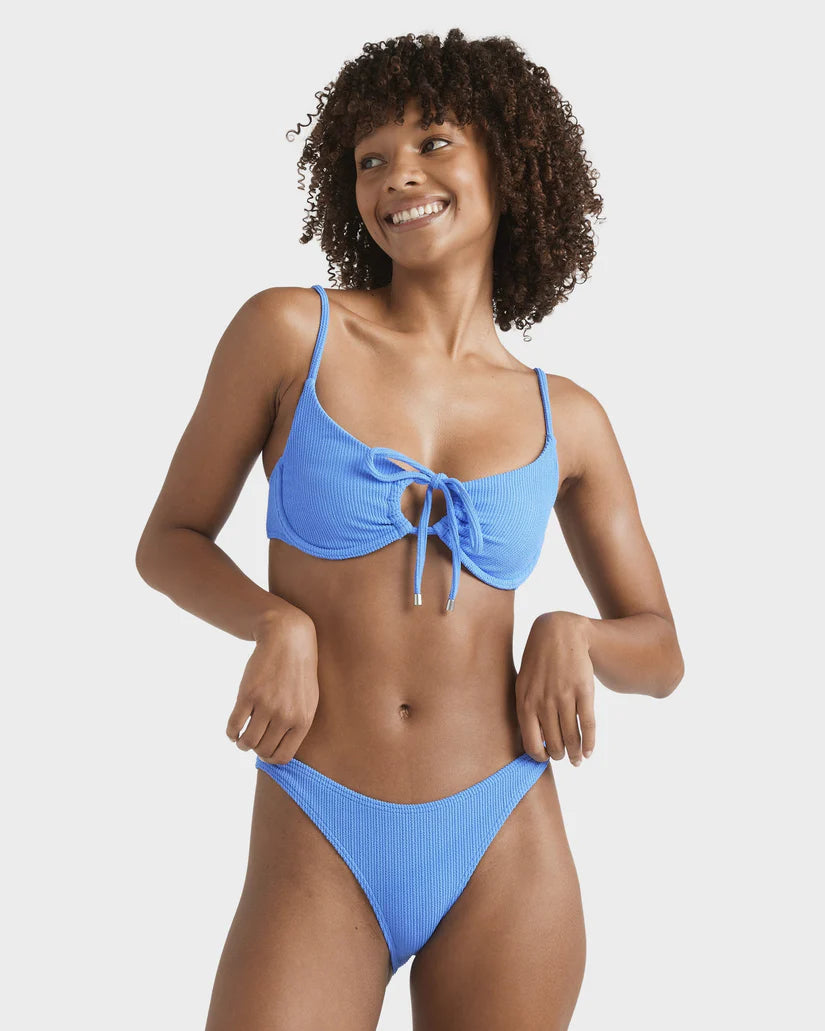 Billabong Sunrays Drew DD UWire Bikini Top - Tidal Blue