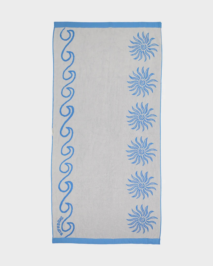 Billabong Sunrise  Sands Towel - Tidal Blue