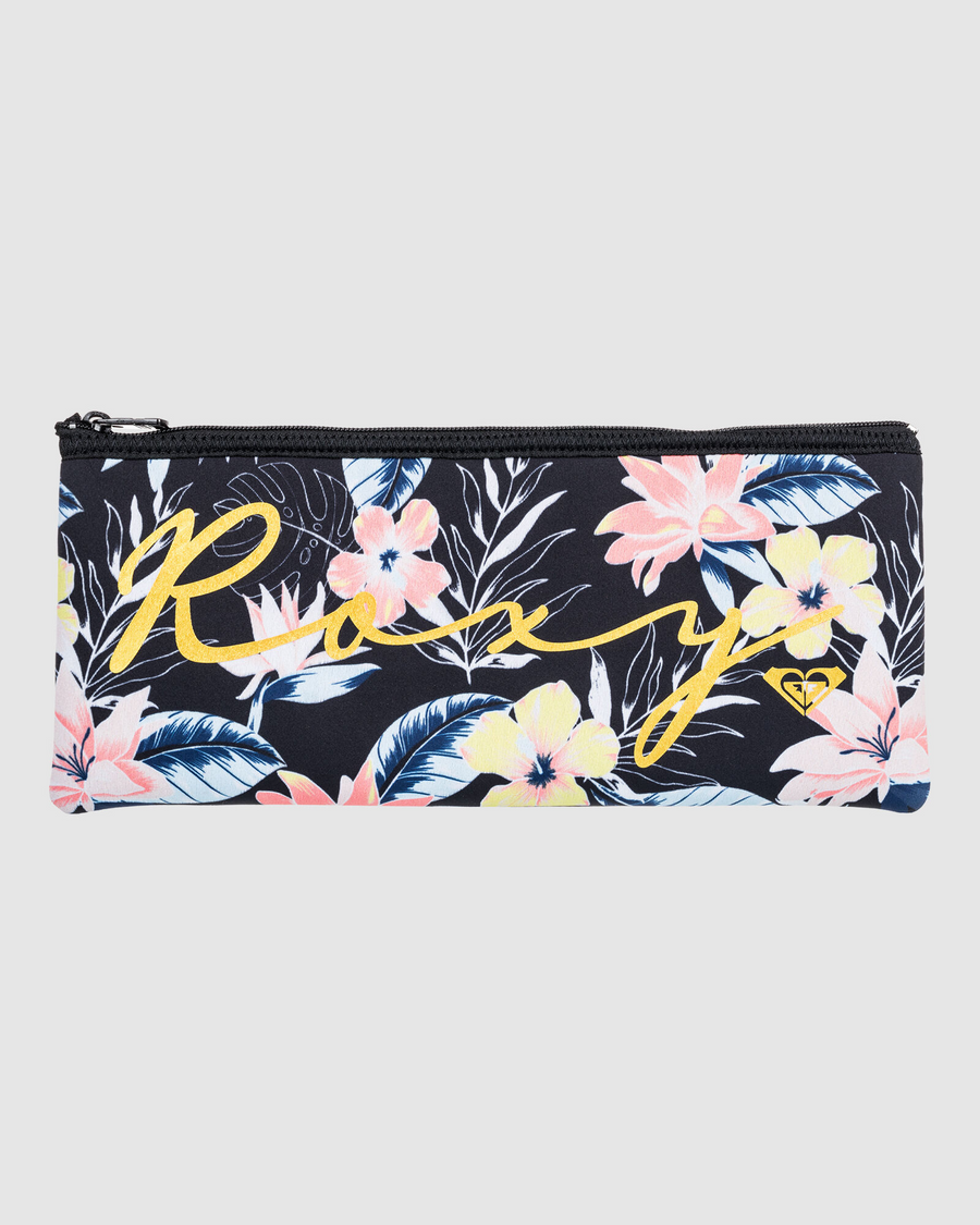 Roxy Happy Wednesday Pencil Case - Anthracite S RG tropical Breez