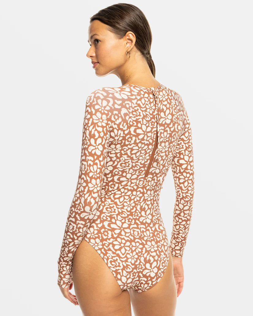 Roxy Free Fallin One Piece - Russet Free Fallin Floral