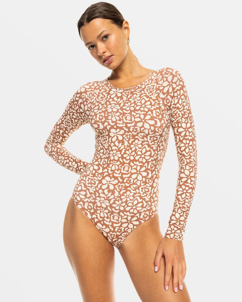 Roxy Free Fallin One Piece - Russet Free Fallin Floral