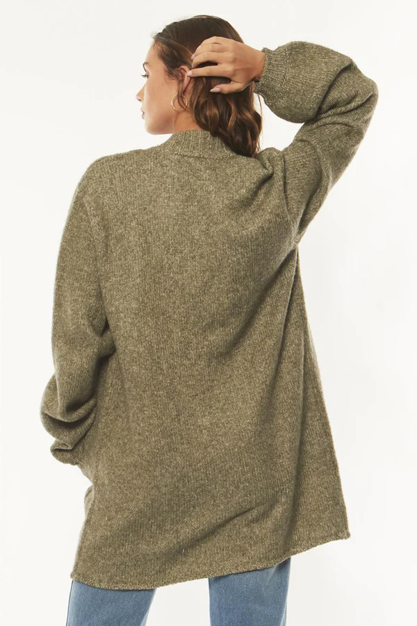 Amuse Lotus  LS Sweater - Moss