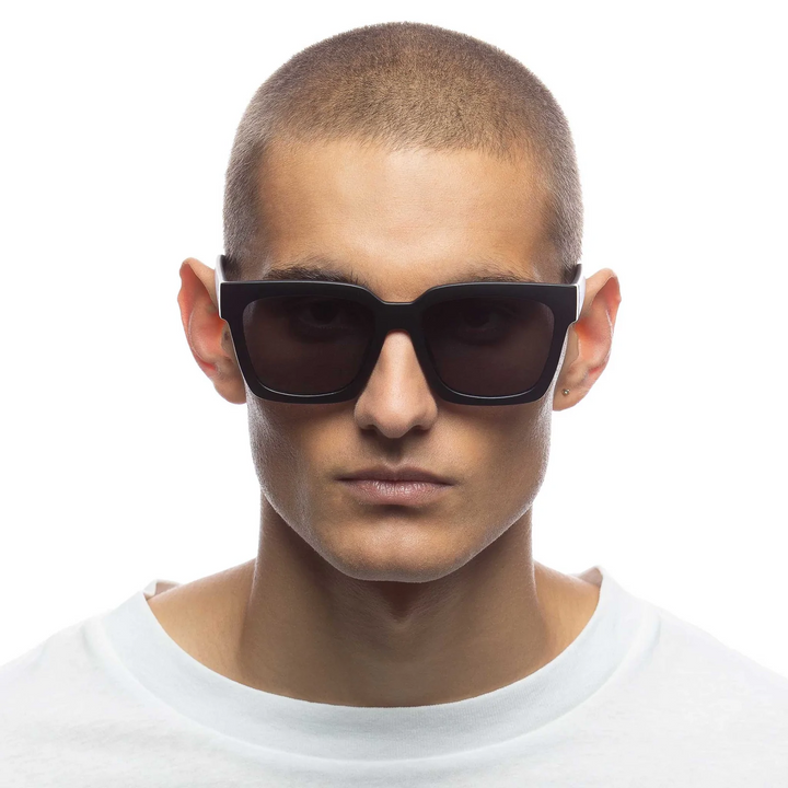 Le Specs Nz Stockist - Weekend Riot Matte Black Sunglasses