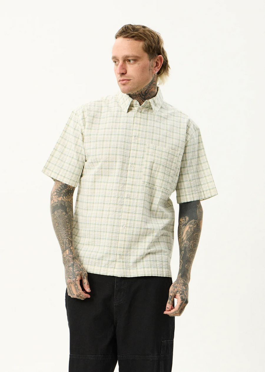 Afends Legacy Organic SS Shirt - Boa Check