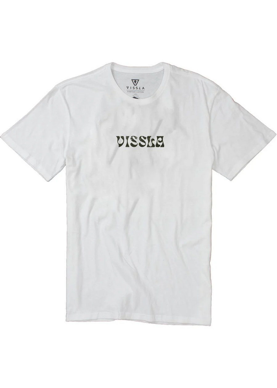 Vissla Monkey Sea Organic Blend SS Tee - White