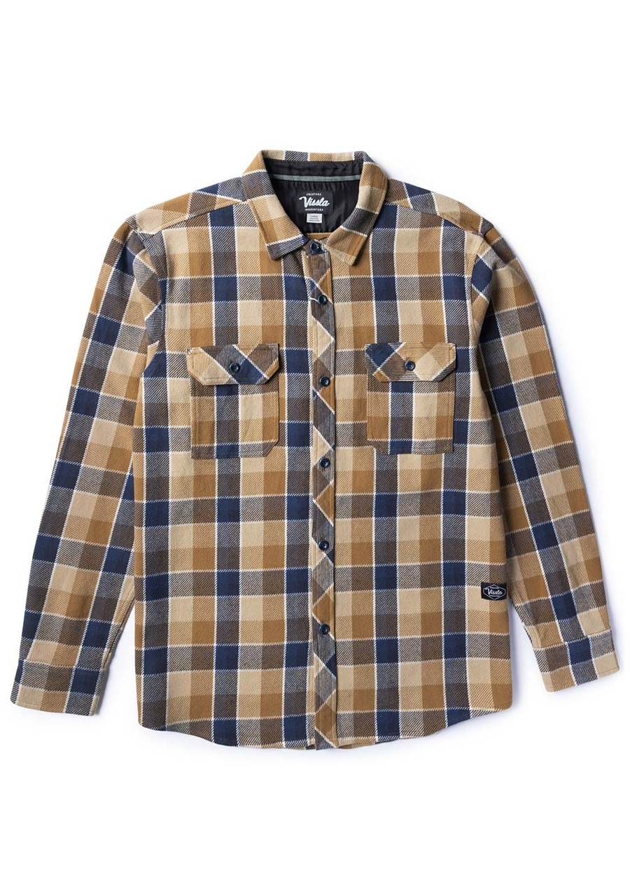 Vissla  Creators Innovators Eco LS Flannel - Rubber