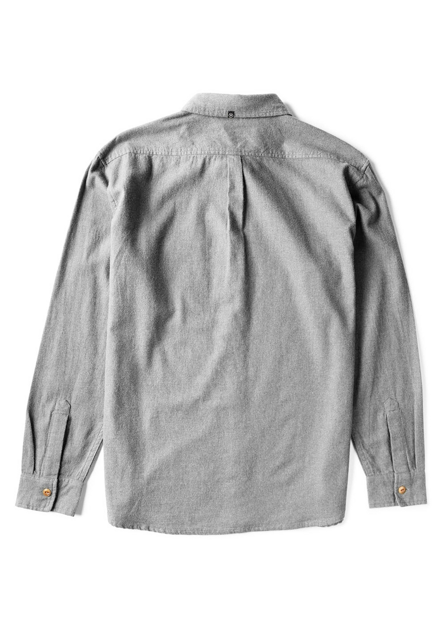 Vissla Go To Shirt LS - Grey Heather
