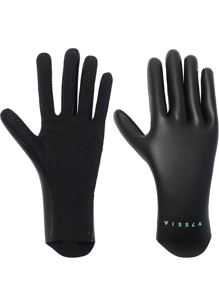 Vissla High Seas 1.5mm Glove - Solid Black