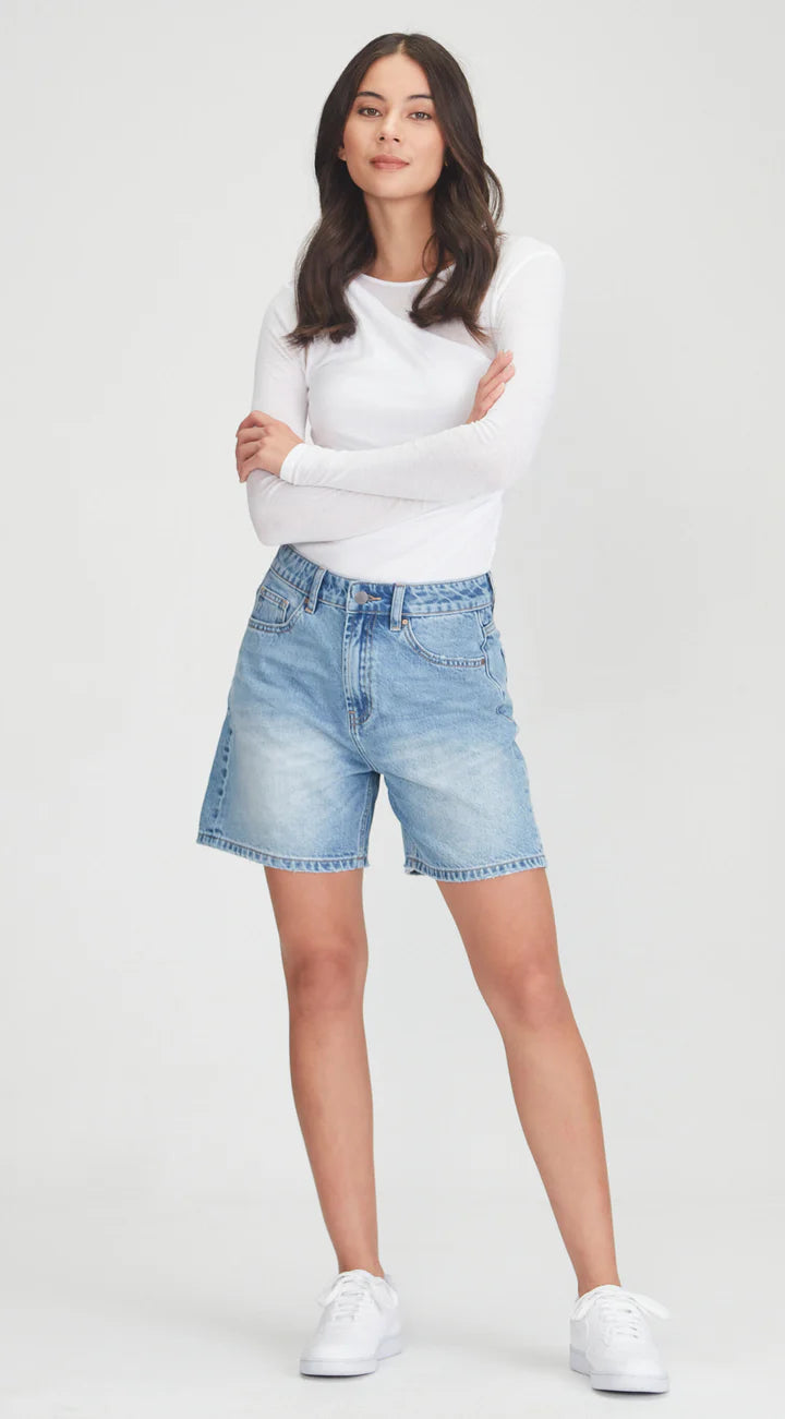 JunkFood Ngaio Shorts - Blue