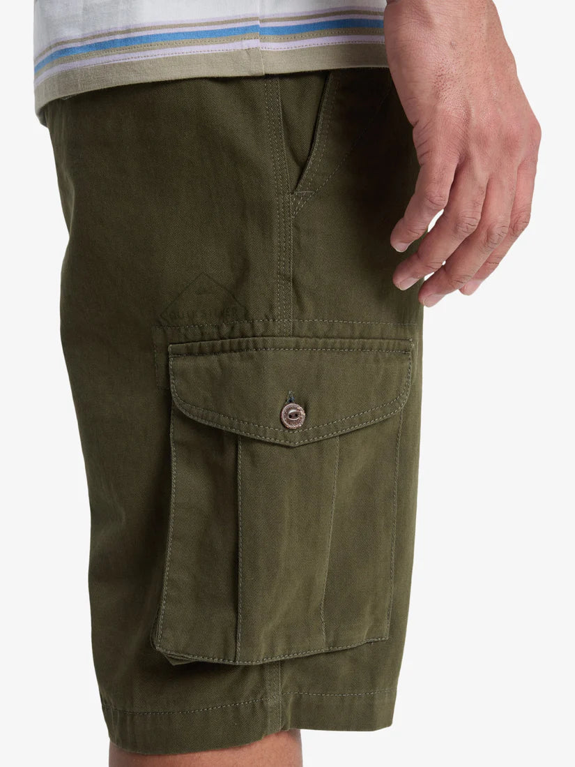 Quiksilver Crucial Battle Cargo Short - Grape Leaf