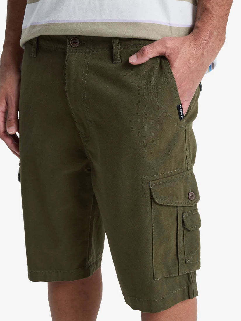 Quiksilver Crucial Battle Cargo Short - Grape Leaf