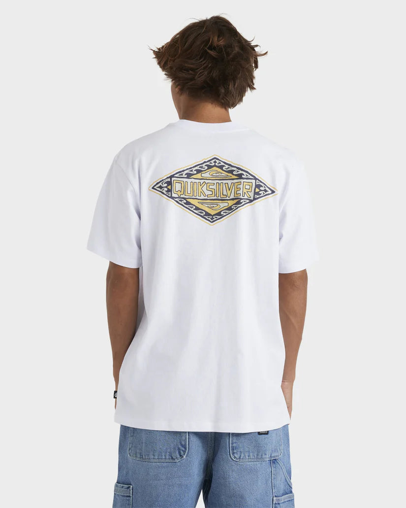 Quiksilver  Beyond  The Waves SS Tee - White