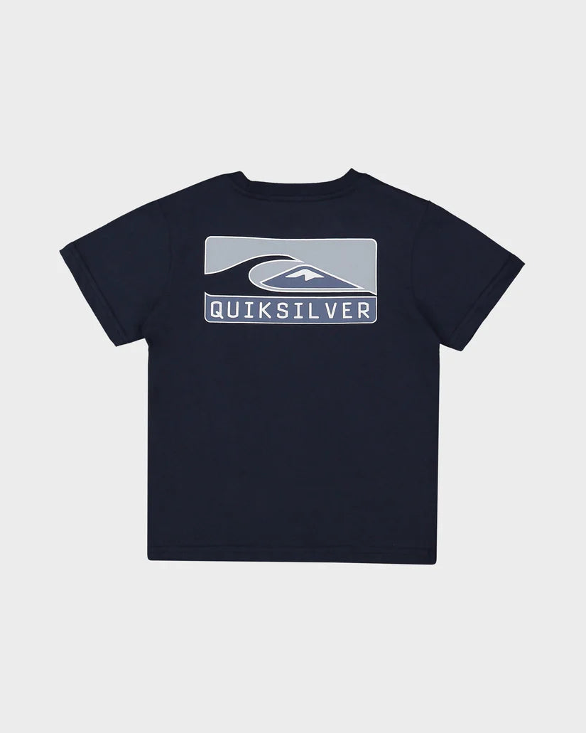 Quiksilver Boxed Out SS Boy Tee- Dark Navy