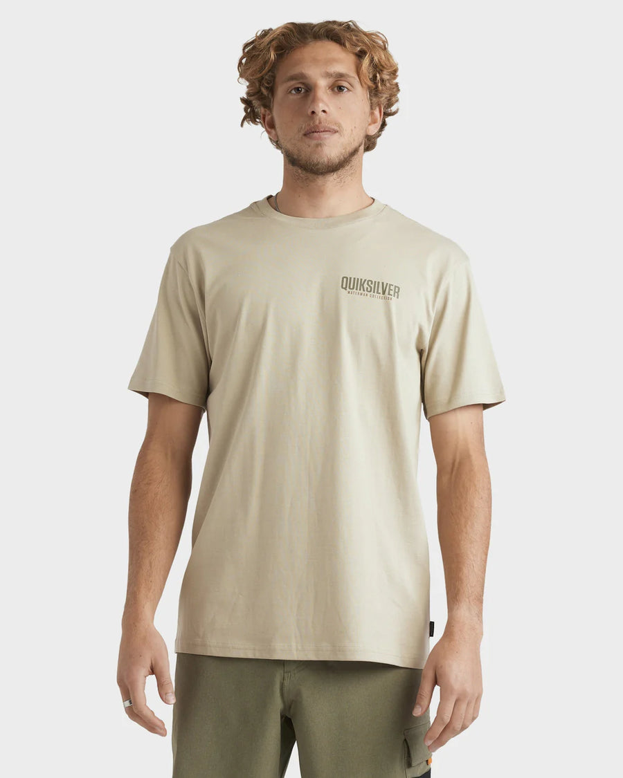 Quiksilver Fish On  SS Tee - Cloudy Gray