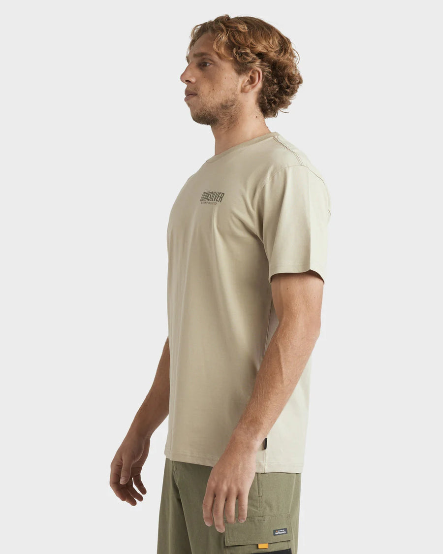 Quiksilver Fish On  SS Tee - Cloudy Gray