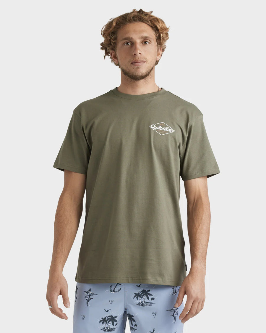 Quiksilver Harbour SS Tee - Olive