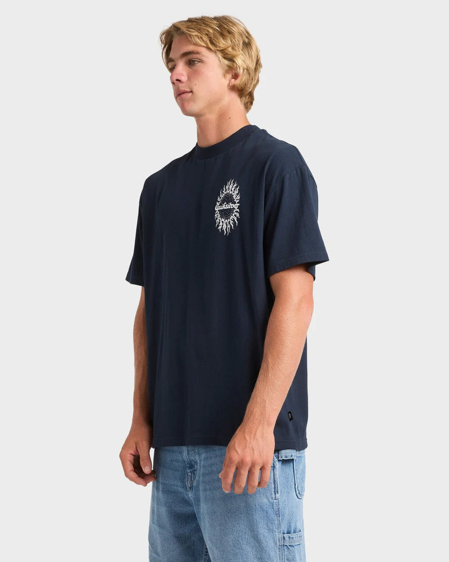 Quiksilver Interconnect  SS Tee - Dark Navy