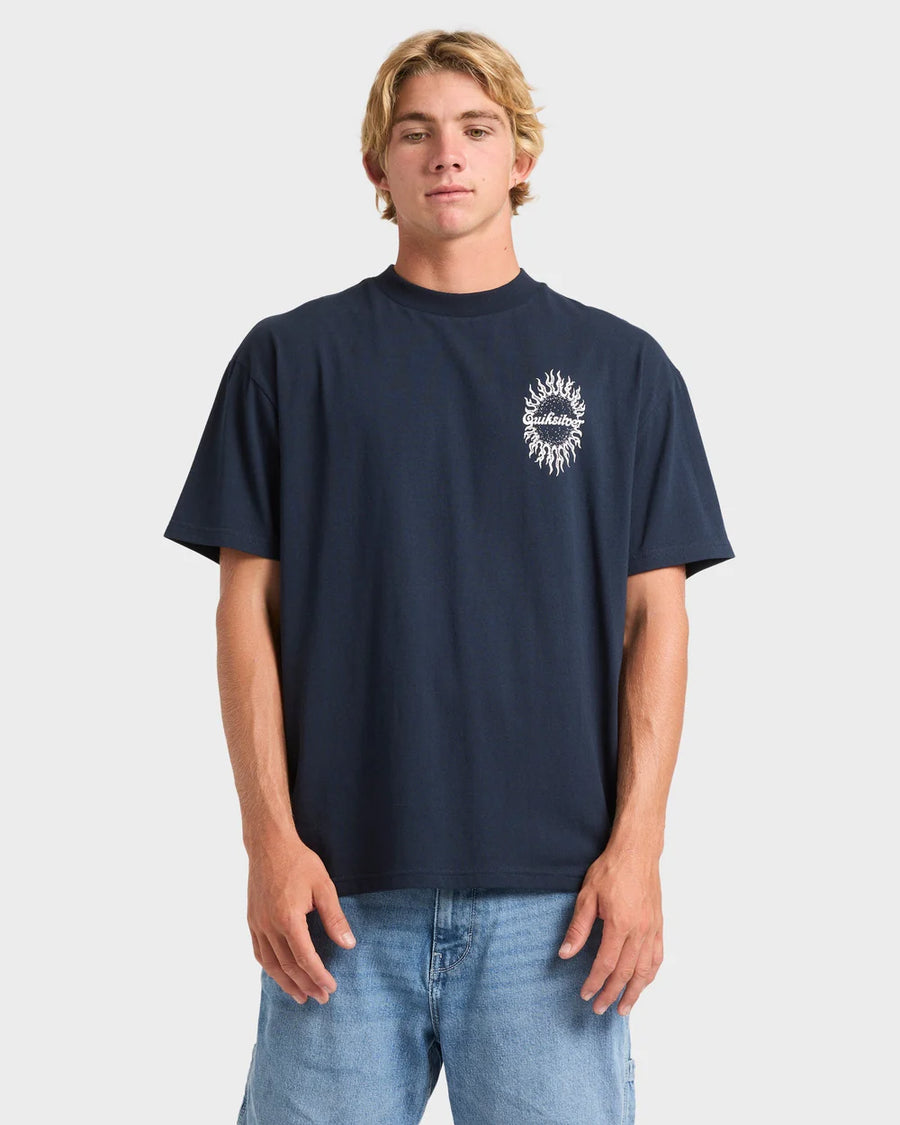 Quiksilver Interconnect  SS Tee - Dark Navy
