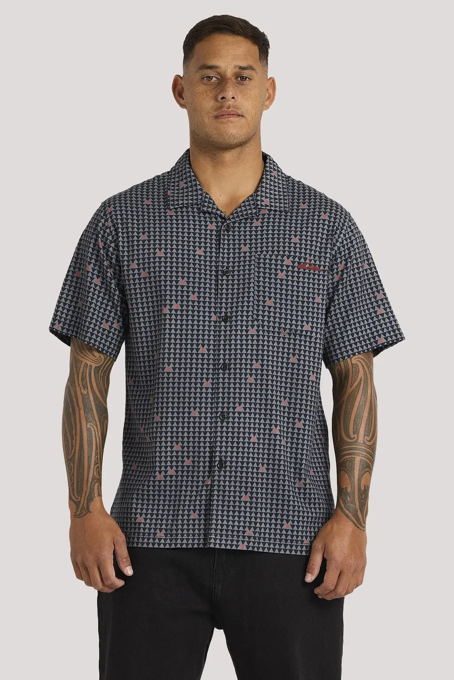 Quiksilver Kehu Woven Shirt SS - Black
