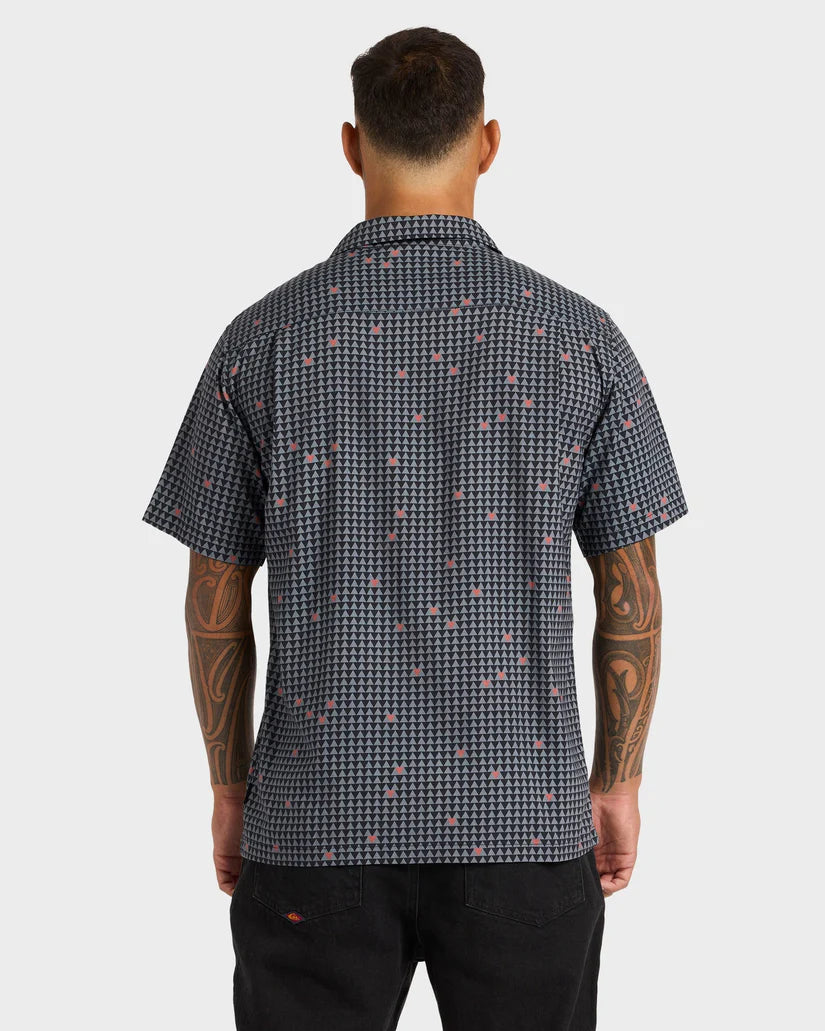 Quiksilver Kehu Woven Shirt SS - Black