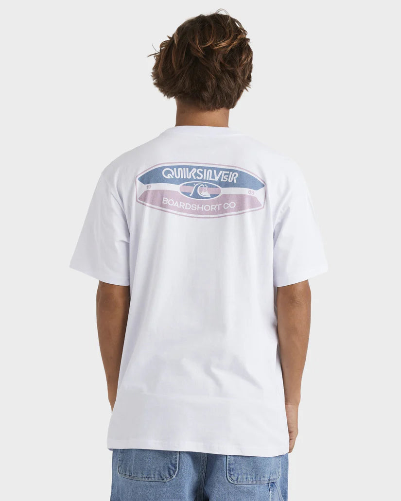 Quiksilver Way Back SS Tee - White