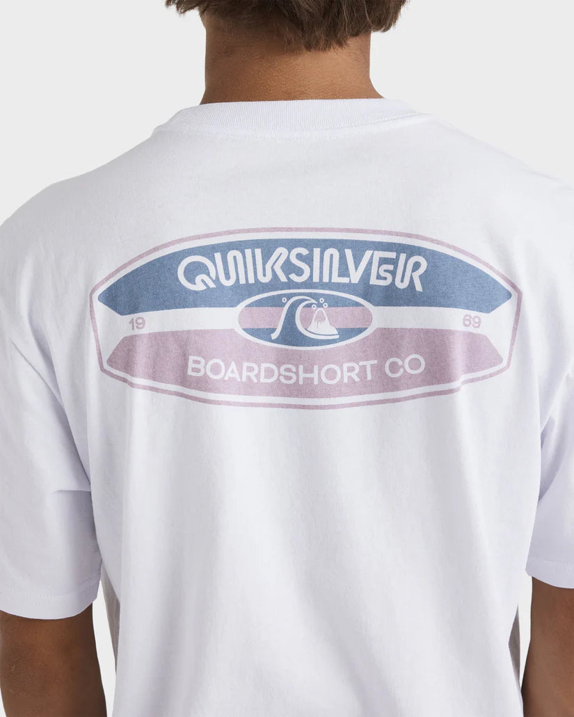 Quiksilver Way Back SS Tee - White