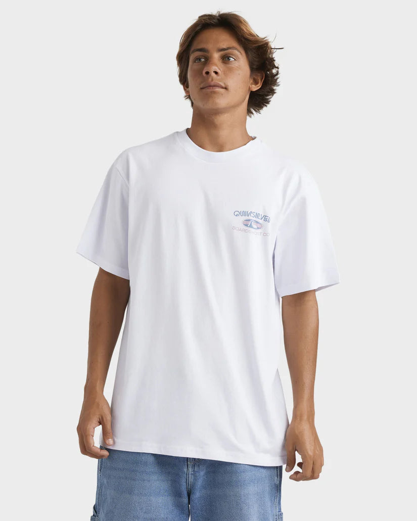 Quiksilver Way Back SS Tee - White