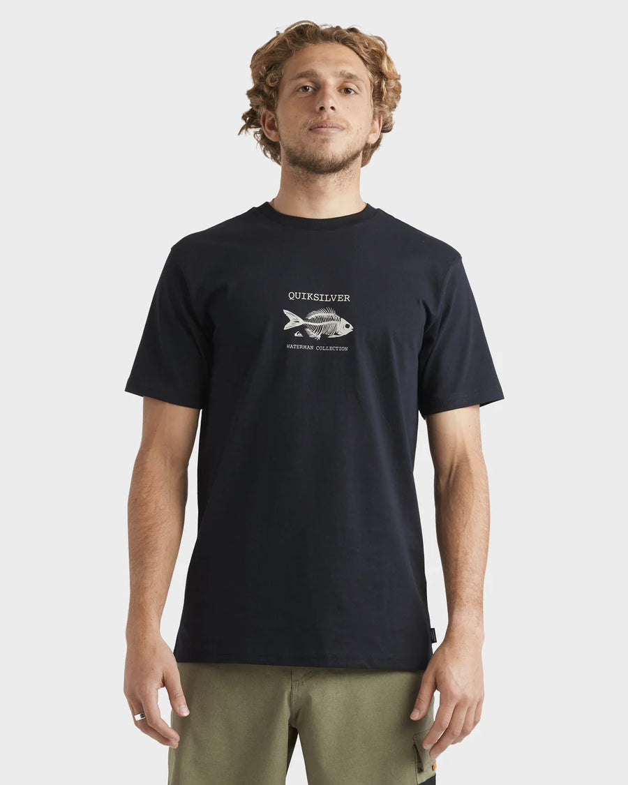 Quiksilver Caught Nothing SS Tee - Black