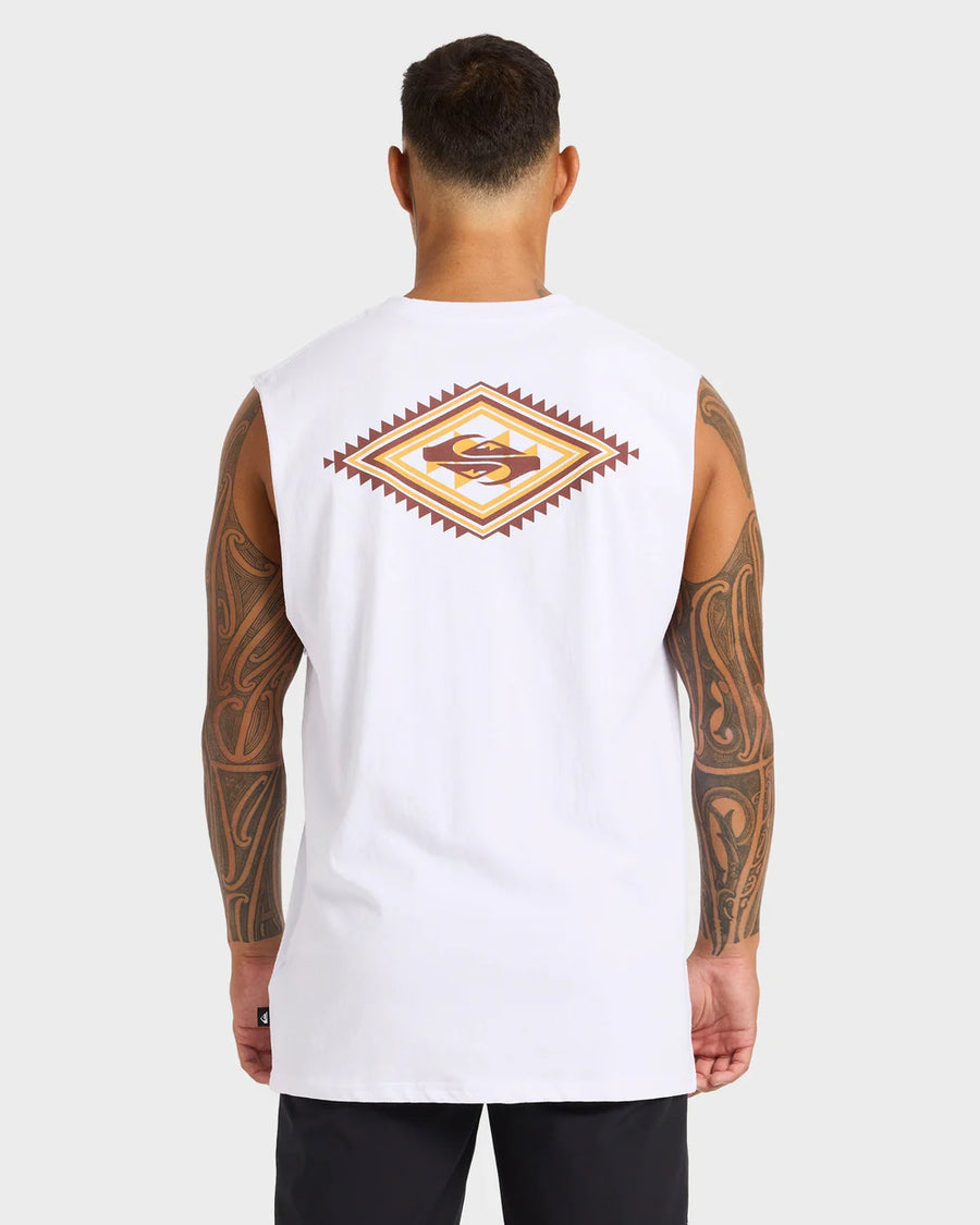 Quiksilver Patiki Muscle Tee - White