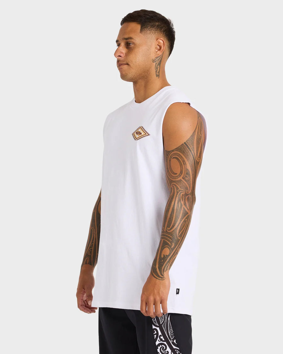 Quiksilver Patiki Muscle Tee - White