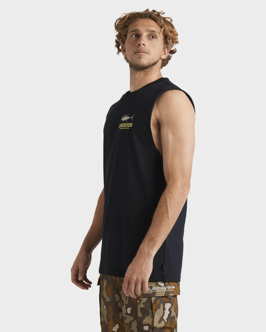 Quiksilver Slack Tide Muscle Tee - Black