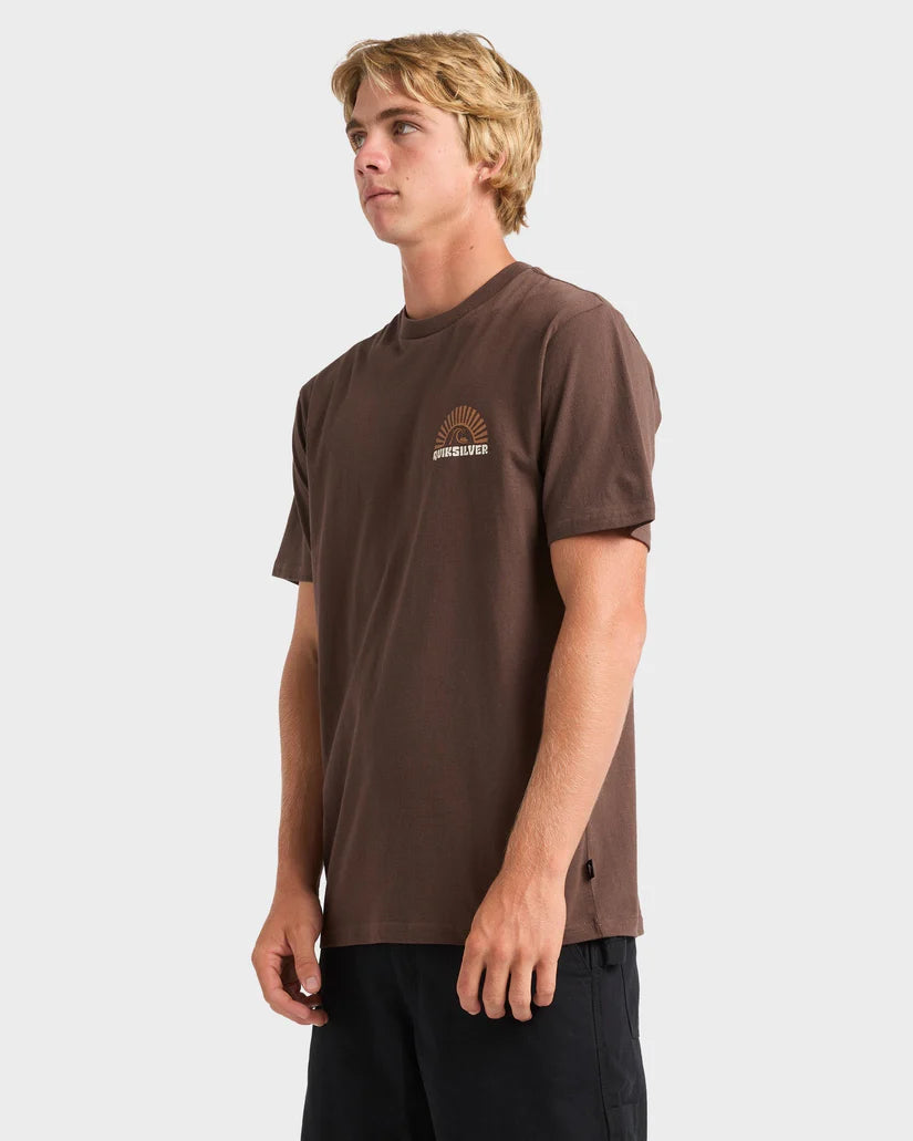 Quiksilver Sunset  Arch Wave  SS - Chocolate Brown