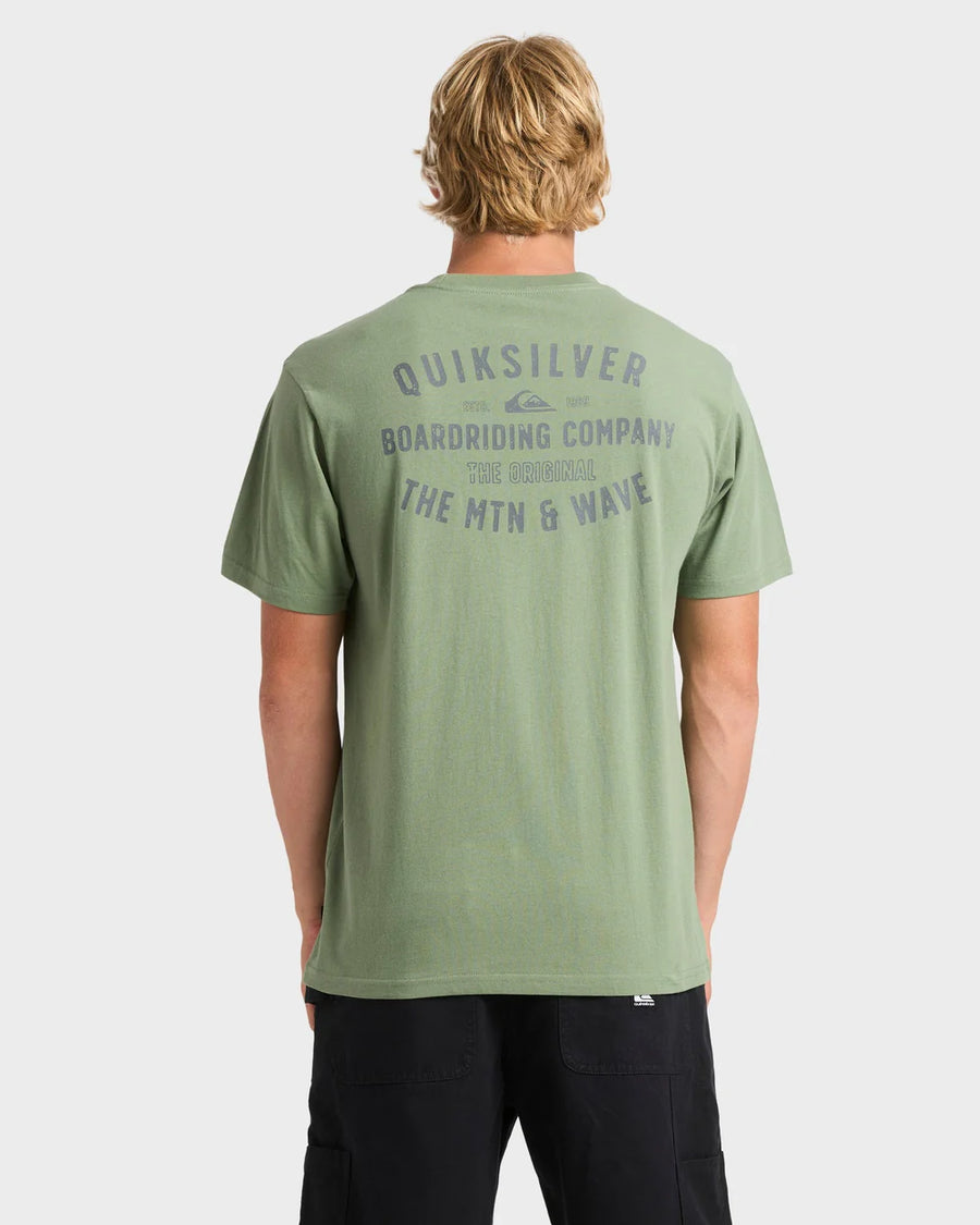 Quiksilver Tail Fin SS Tee - Sea Spray