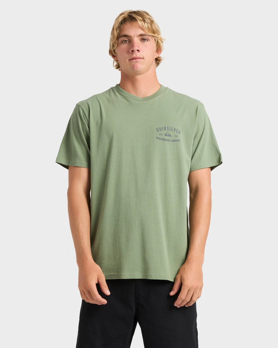 Quiksilver Tail Fin SS Tee - Sea Spray